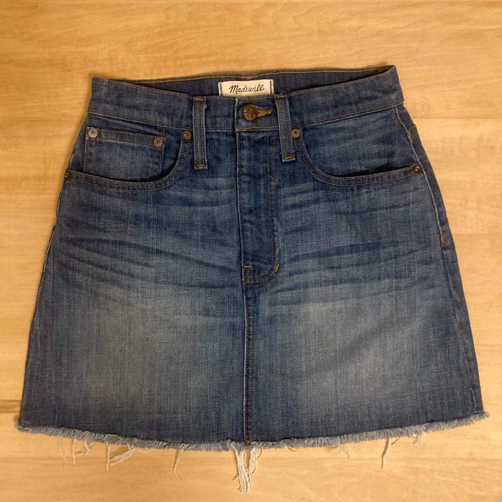 Madewell Denim Mini Skirt